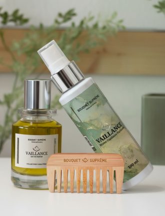 Coffret Vaillance – Eau de Parfum 50 ml, Brume Capillaire 100 ml & Peigne